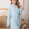 OEM LONG SLEEVE BATHROBES PAJAMAS ROBES - Image 3